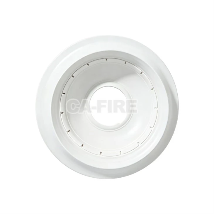 Extended Twin-Plate Escutcheon — White, DN15/DN20 suppliers