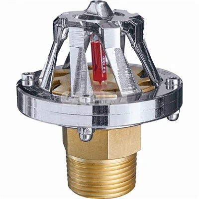 Sprinkler din alamă cu bec de sticlă rezistent la foc pentru sistem industrial de incendiu